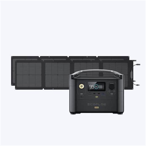 Ecoflow 600w Output1200w Peak Push Button Start Solar Generator River