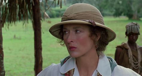 Designed to shade the wearer's head and face from the sun, pith helmets were often worn by people of european origin in the tropics, but have also been used in other contexts. Style in Film: Meryl Streep in 'Out of Africa' | Classiq