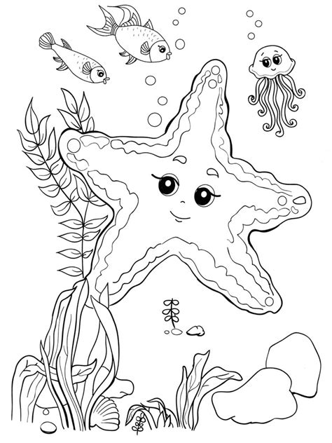 Https://wstravely.com/coloring Page/adult Coloring Pages Starfish