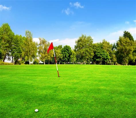 Golf Course Green Stock Photo Image Of Green Mark Outdoor 34030320