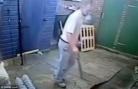 Builder Sacked After Being Caught On Cctv Urinating In Back Garden Daily Mail Online