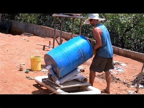 DIY Manual Concrete Mixer - YouTube | Concrete mixers, Concrete
