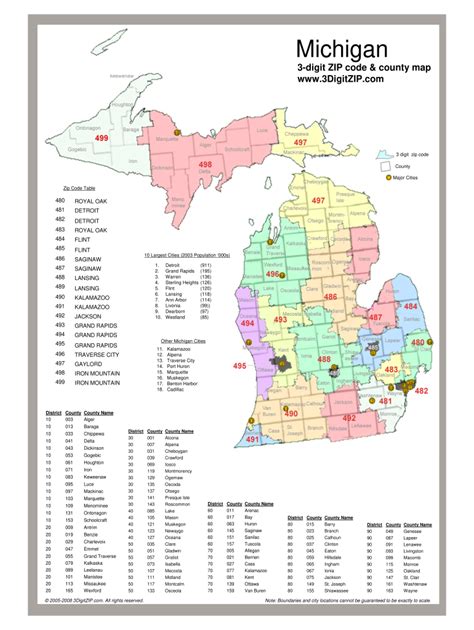 Get Zip Codes Map Michigan Background — Sumisinsilverlakecom