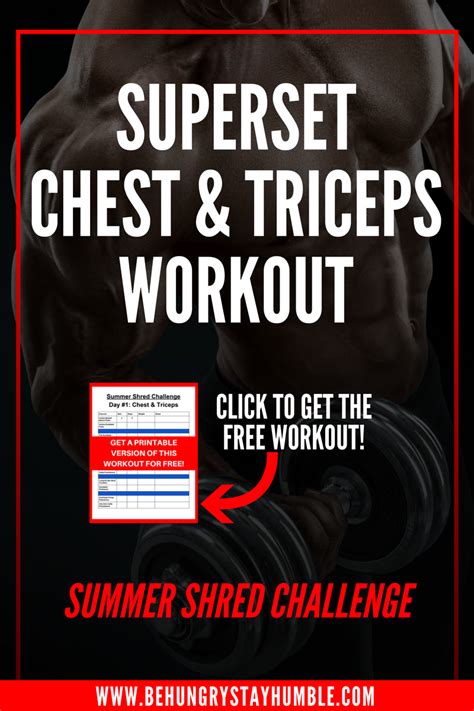 Try This Chest And Tricep Superset Workout For Building Muscle This Is