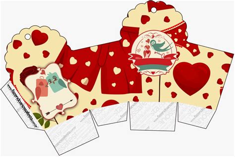 Pajaritos De San Valentín Cajas Para Imprimir Gratis Ideas Y