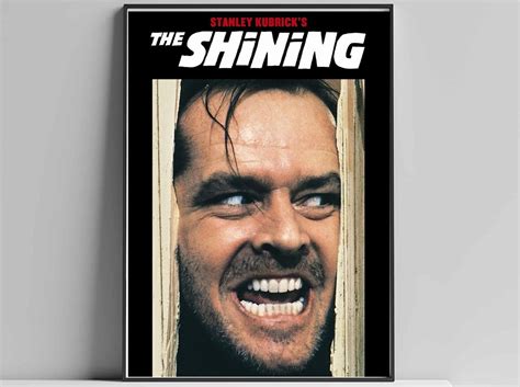 The Shining Heres Johnny Vintage Horror Movie Movie Prints Wall Art
