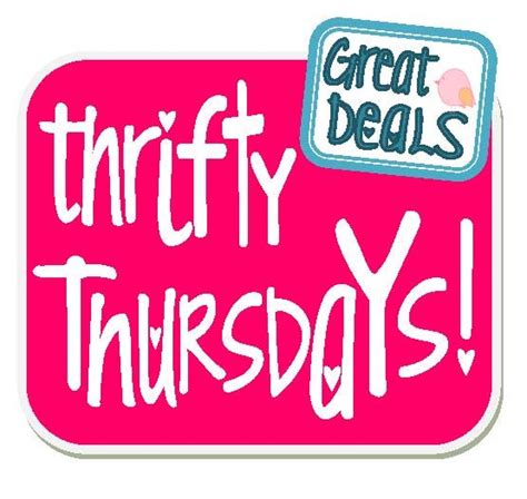 Thrifty Thrifty Thursday Novelty Sign