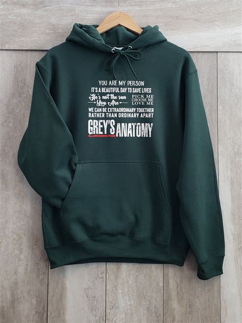 grey s anatomy quotes and logo hoodie sweatshirts greys anatomy sweatshirt greys anatomy