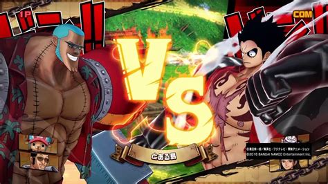 One Piece Burning Blood Luffy Gear 4 And Franky Advanced Combos