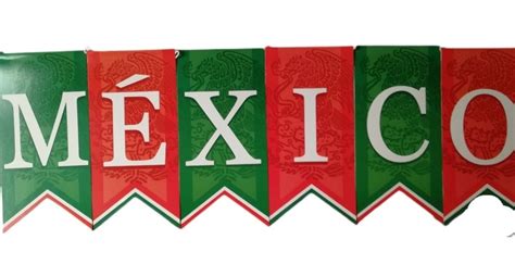 Banderín Fiestas Patrias Viva México Mercadolibre