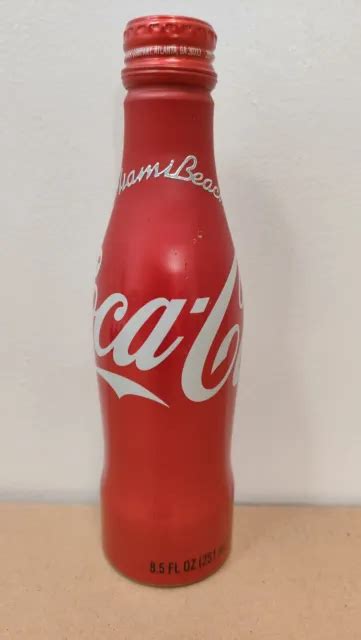 Andrareand Coke Bottle Coca Cola Miami Beach Silver Usa 2010 6312