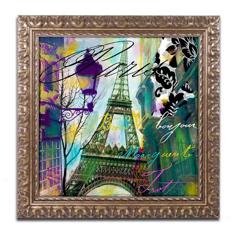 Trademark Fine Art To Paris With Love I Canvas Art By Color Bakery