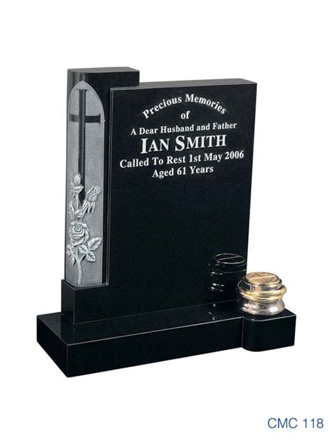 Beach pebbles are available in various colors and sizes, and are sold in 75 pound bags. CMC118 Polished Jet Black Headstone - SP Davis Ltd Memorials