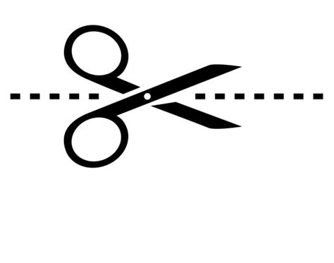 Scissors Cutting Symbol Clipart Best