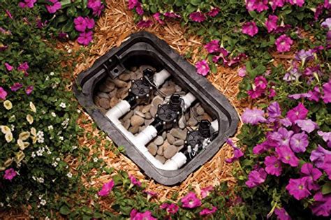 Beveled lid edges prevent damage from lawn equipment. Rain Bird CP075 In-Line Automatic Sprinkler Valve, 3/4 ...