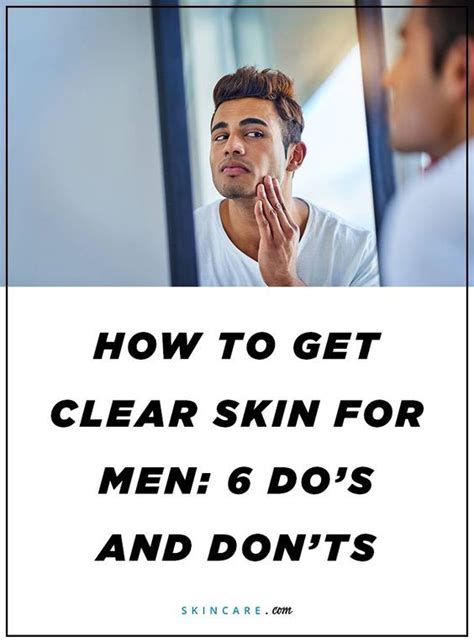 Clear Skin Men Clear Skin Face Clear Skin Tips Oily Skin Care Face