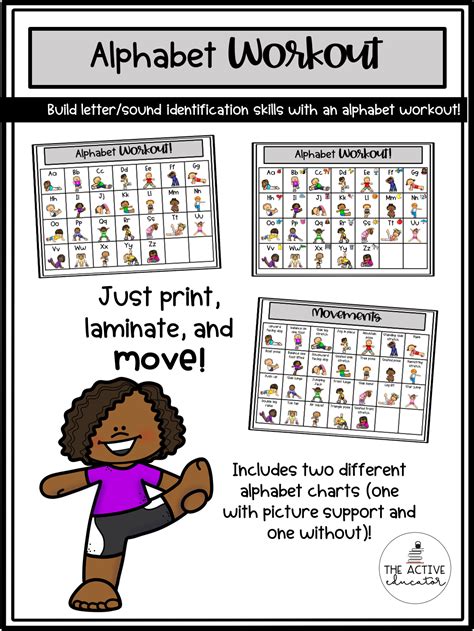 Spell out your host accommodation building name and build your host alphabet workout based on the exercise next to each letter. Alphabet Workout | Alphabet workout, Phonics activities ...