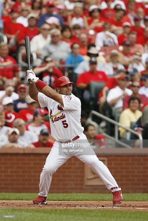 Albert Pujols Of The St Louis Cardinals Bats Against The News Photo