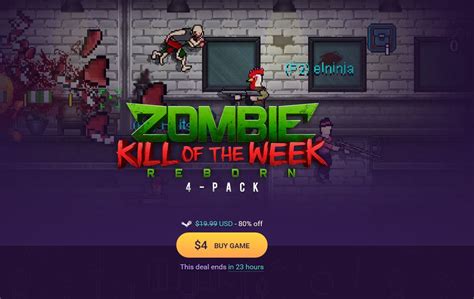 cheap ass gamer on twitter pcdd zombie kill of the week reborn 4 pack steam keys 4 via