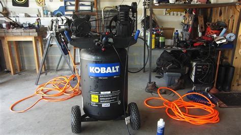 Kobalt 30 Gallon Oiled Air Compressor Youtube