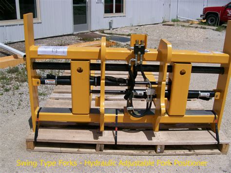 Hydraulic Adjustable Fork Attachments For Wheel Loaders At Sas Forks