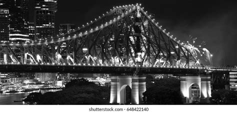 Iconic Story Bridge Brisbane Queensland Australia Stock Photo 648422140