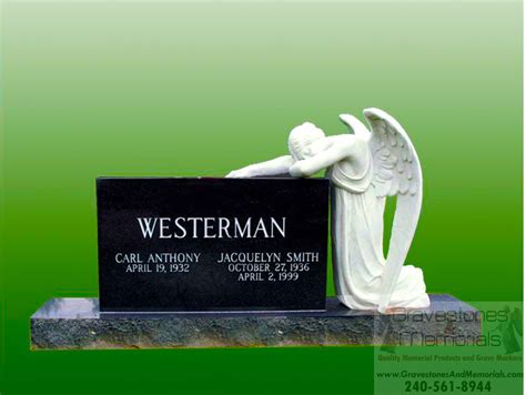 SD Weeping Angel Monument Gravestones And Memorials Quality Memorial Products And
