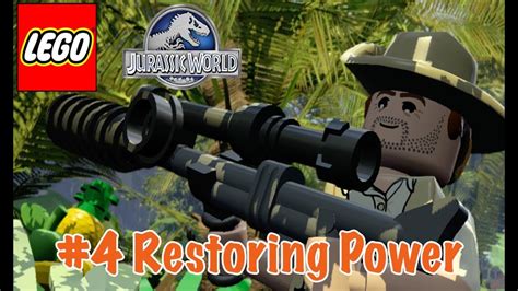 LEGO Jurassic World Walkthrough Part 4 Restoring Power Wii U Let S