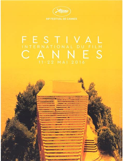 Affiche Festival De Cannes 2016 60x80cm Intemporel