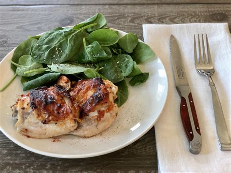 Keto Low Carb Recipe Oven Grilled Asian Chicken Thighs Happy