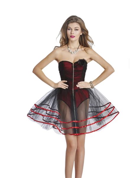 Elegant Sexy Corset With Tutu Skirt Elegant Fashion Outerwear Corset Dress In Bustiers And Corsets