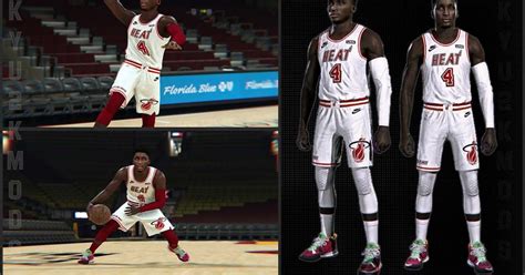 Nba 2k22 Miami Heat 2022 2023 Classic Jersey By Kyu2k Shuajota Nba