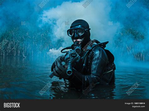 Navy SEAL Frogman Image Photo Free Trial Bigstock