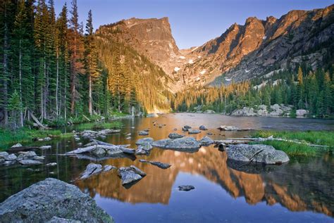 Sunrise Dream Lake Rocky Mountain National Park Colo Flickr