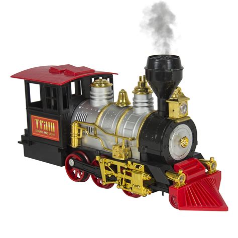 Bcp Kids Electric Railway Train Track Toy Set W Real Smoke Music