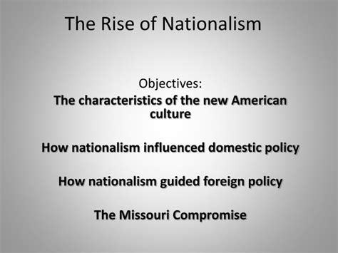 Ppt The Rise Of Nationalism Powerpoint Presentation Free Download