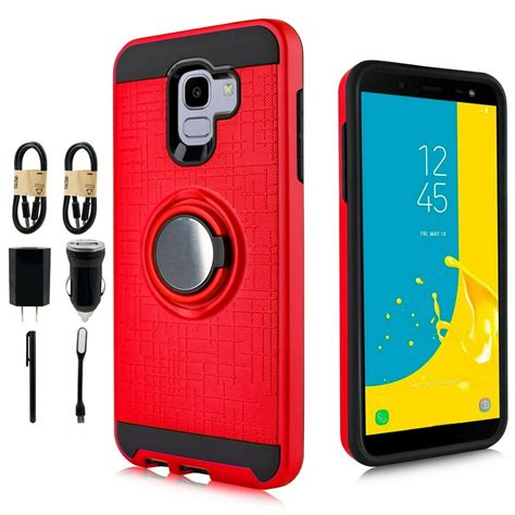 Value Pack For Samsung Galaxy J6 2018 Case Phone Case Magnet Mount