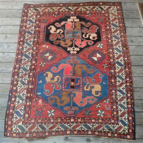 What are antique bakhtiari rugs? Antique Karabagh Cloudband Rug -19th Century -58" by 74 ...