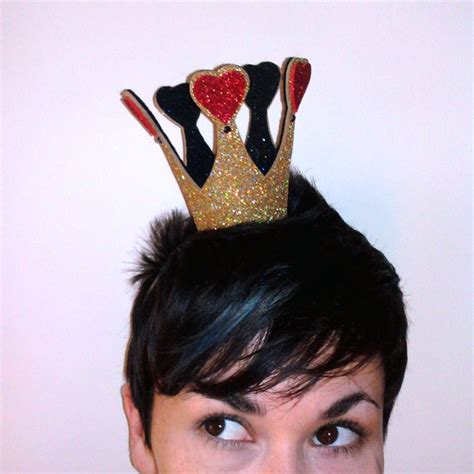 Red queen costume accessories deluxe theatrical quality adult. Tiny Queen Of Hearts Sparkle Crown - GOLD - Ready To Ship | Stove, Aesthetics and Queen of hearts