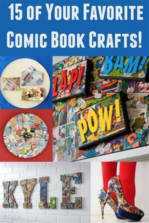 Comic Book Crafts That Are Awesomely Geeky Comic Book Crafts Book