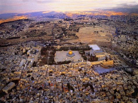 Beautiful Aerial View Of Jerusalem Israel Pinterest