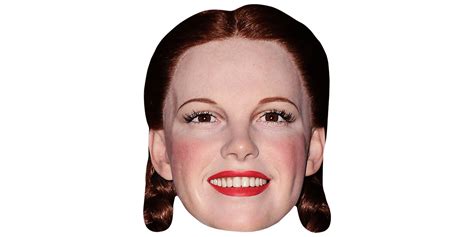 judy garland smile maske aus karton celebrity cutouts