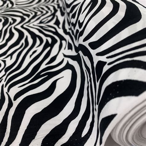 Cotton Zebra Print Fabric Buy And Slay