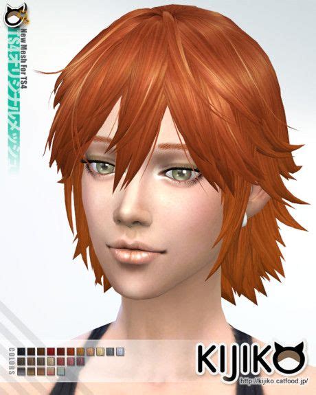 Kijiko Sims Spiky Layered Hairstyle For Her Sims 4 Hairs Toddler