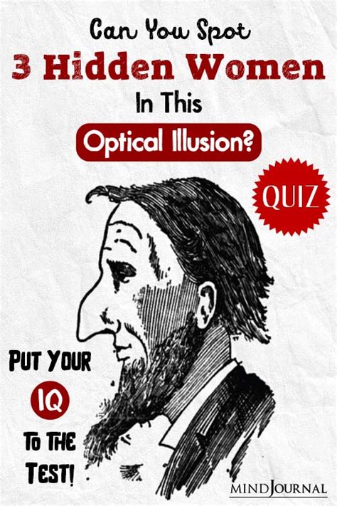 spot 3 hidden women in this hidden optical illusion iq test