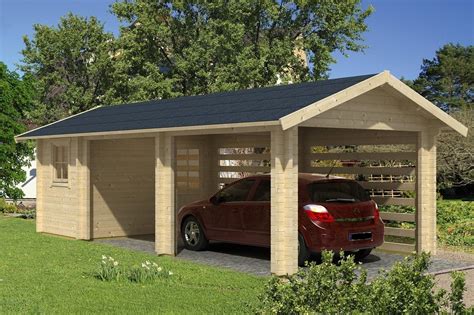 Mississippi ms carports are available in 3 different styles (regular, boxed eave. Carport - Garage - Abstellraum - 70mm - Sams Gartenhaus Shop