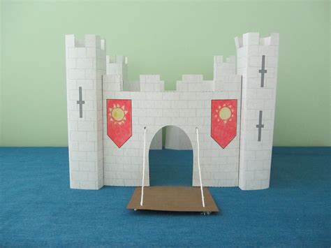 3d Paper Castle Project For Kids Paper Castle Castle Crafts Paper