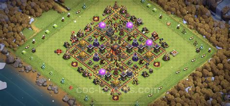 Best Anti Stars Base Th With Link Anti Air Dragon Town