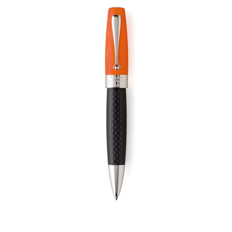 Montegrappa Miya Carbon Orange Ballpoint Pen