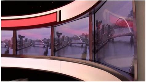 Reporting Scotland Studio Gets A New Look Bbc News